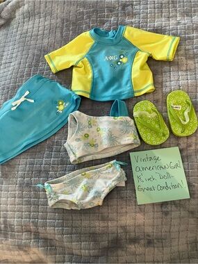 Vintage American Girl bathing suit outfit